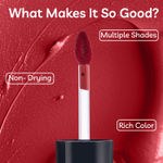 Buy Purplle Ultra HD Matte Liquid Lipstick - Crimson Crush 02 (4.8 gm)  - Purplle