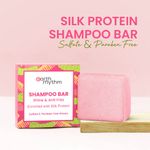 Buy Earth Rhythm Silk Protein Shampoo Bar | Restores Shine, Softens Hair, Makes Hair Silky | Shine & Frizz Free | For Chemically Treated Hair | Men & Women | Without Tin - 80 G - Purplle