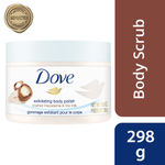 Buy Dove International Exfoliating Body Polish Scrub, Rice Milk And Moisturizing Macadamia, 298 gm - Purplle