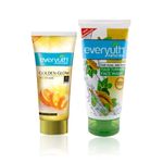 Buy Everyuth Naturals Tulsi Turmeric Face Wash 150 gm + Golden Glow Peel Off Mask 90 gm - Purplle