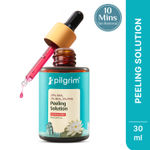 Buy Pilgrim 25% AHA + 2% BHA + 5% PHA Peeling Solution for Face Pigmentation, Acne Marks & Blemishes | Beginner Friendly |Exfoliating Serum For Glowing Skin | Men & Women| All Skin Types| At-home facial | Korean Skin Care (30 ml) - Purplle