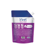 Buy Vivel Body Wash, Lavender & Almond Oil Shower Gel Creme, Liquid Refill Pouch, for Glowing and Moisturised Skin Refill Pouch 400ml - Purplle