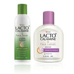 Buy Lacto Calamine Face Lotion Kaolin Clay For Oily Skin 60 ml + Cucumber Face Toner 120ml combo - Purplle