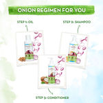 Buy Mamaearth Onion Shampoo for Hair Growth & Hair Fall Control with Onion & Plant Keratin - 1 Litre - 1 ltr - Purplle