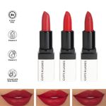 Buy Cuffs N Lashes Doodle Lips Set of 3 Lipsticks I Scribble Red, Crayon Crimson, Scribble Story I Set 1 (6 gm) - Purplle