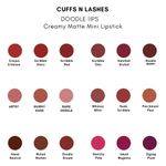 Buy Cuffs N Lashes Doodle Lips Set of 3 Lipsticks I Scribble Red, Crayon Crimson, Scribble Story I Set 1 (6 gm) - Purplle