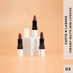 Buy Cuffs N Lashes Doodle Lips Set of 3 Lipsticks I Scribble Chic, Hatched Orchid, Doodle Berry I Set 2 (6 gm) - Purplle