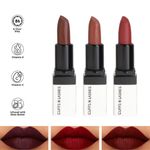 Buy Cuffs N Lashes Doodle Lips Set of 3 Lipsticks I Scribble Chic, Hatched Orchid, Doodle Berry I Set 2 (6 gm) - Purplle