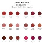 Buy Cuffs N Lashes Doodle Lips Set of 3 Lipsticks I Scribble Chic, Hatched Orchid, Doodle Berry I Set 2 (6 gm) - Purplle