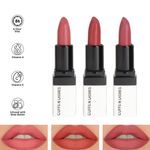 Buy Cuffs N Lashes Doodle Lips Set of 3 Lipsticks I Quirky Nude, Bare Doodle, Artsy I Set 3 (9 gm) - Purplle