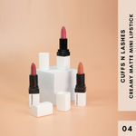 Buy Cuffs N Lashes Doodle Lips Set of 3 Lipsticks I Whimsy Whirl, Nude Scribble, Parchment Pout I Set 4 (6 gm) - Purplle
