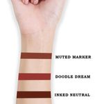 Buy Cuffs N Lashes Doodle Lips Set of 3 I Muted Marker, Doodle Dream, Inked Neutral I Set 5 (6 gm) - Purplle