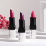 Buy Cuffs N Lashes Doodle Lips Set of 3 Lipsticks I Inked Magenta, Sketchy Pink, Zigzag Plum I Set 6 (6 gm) - Purplle