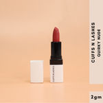 Buy Cuffs N Lashes Doodle Lips I Quirky Nude Lipstick (2 gm) - Purplle