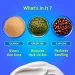 Buy Chemist At Play Under Eye Cream withA 2.5%A A Quinoa Ceramides + Green Tea +Popstbiotics+ caffeineA Extract | For Dark Circles, Puffiness, Wrinkles, Crows Feet | Lightweight, Hydrating | Plant-based Ceramides, 100% Vegan | 15 gm - Purplle