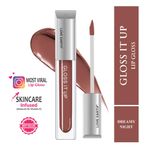 Buy Love Earth Liquid Lip Gloss Dreamy Night For Soft & Dewy Lips Enriched with Vitamin E & Almond Oil |Lip Color For Glossy Look |Lightweight Non Sticky Lip shiner For Moisturizing Lips(Brown Glitter)3 ml - Purplle