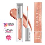 Buy Love Earth Liquid Lip Gloss -Gold Glam For Soft & Dewy Lips Enriched with Vitamin E & Almond Oil |Lip Color For Glossy Look |Lightweight Non Sticky Lip shiner For Moisturizing Lips (Golden) 3 ml - Purplle