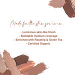 Buy Juicy Chemistry Liquid Foundation, Luminous Natural Finish, Buildable Coverage, Enriched with Rosehip & Green Tea - Certified Organic (30 ml) Daybreak FW01 - Purplle