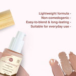 Buy Juicy Chemistry Liquid Foundation, Luminous Natural Finish, Buildable Coverage, Enriched with Rosehip & Green Tea - Certified Organic (30 ml) Chickpea FW02 - Purplle