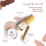 Buy Juicy Chemistry Liquid Foundation, Luminous Natural Finish, Buildable Coverage, Enriched with Rosehip & Green Tea - Certified Organic (30 ml) Chickpea FW02 - Purplle