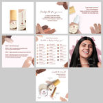Buy Juicy Chemistry Liquid Foundation, Luminous Natural Finish, Buildable Coverage, Enriched with Rosehip & Green Tea - Certified Organic (30 ml) Chickpea FW02 - Purplle
