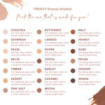 Buy Juicy Chemistry Liquid Foundation, Luminous Natural Finish, Buildable Coverage, Enriched with Rosehip & Green Tea - Certified Organic (30 ml) Timber MO01 - Purplle