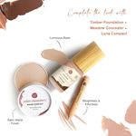 Buy Juicy Chemistry Liquid Foundation, Luminous Natural Finish, Buildable Coverage, Enriched with Rosehip & Green Tea - Certified Organic (30 ml) Timber MO01 - Purplle