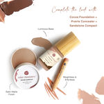 Buy Juicy Chemistry Liquid Foundation, Luminous Natural Finish, Buildable Coverage, Enriched with Rosehip & Green Tea - Certified Organic (30 ml) Cocoa TW05 - Purplle