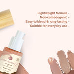 Buy Juicy Chemistry Liquid Foundation, Luminous Natural Finish, Buildable Coverage, Enriched with Rosehip & Green Tea - Certified Organic (30 ml) Barley TO03 - Purplle