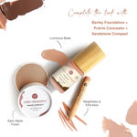 Buy Juicy Chemistry Liquid Foundation, Luminous Natural Finish, Buildable Coverage, Enriched with Rosehip & Green Tea - Certified Organic (30 ml) Barley TO03 - Purplle