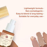 Buy Juicy Chemistry Liquid Foundation, Luminous Natural Finish, Buildable Coverage, Enriched with Rosehip & Green Tea - Certified Organic (30 ml) Malt DN03 - Purplle