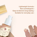 Buy Juicy Chemistry Liquid Foundation, Luminous Natural Finish, Buildable Coverage, Enriched with Rosehip & Green Tea - Certified Organic (30 ml) Pearl FN01 - Purplle