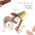 Buy Juicy Chemistry Liquid Foundation, Luminous Natural Finish, Buildable Coverage, Enriched with Rosehip & Green Tea - Certified Organic (30 ml) Pecan DC04 - Purplle