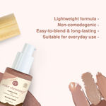 Buy Juicy Chemistry Liquid Foundation, Luminous Natural Finish, Buildable Coverage, Enriched with Rosehip & Green Tea - Certified Organic (30 ml) Mocha TW08 - Purplle