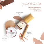 Buy Juicy Chemistry Liquid Foundation, Luminous Natural Finish, Buildable Coverage, Enriched with Rosehip & Green Tea - Certified Organic (30 ml) Caramel TW06 - Purplle