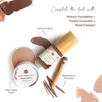 Buy Juicy Chemistry Liquid Foundation, Luminous Natural Finish, Buildable Coverage, Enriched with Rosehip & Green Tea - Certified Organic (30 ml) Hickory DW10 - Purplle