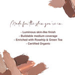 Buy Juicy Chemistry Liquid Foundation, Luminous Natural Finish, Buildable Coverage, Enriched with Rosehip & Green Tea - Certified Organic (30 ml) Wenge DC05 - Purplle