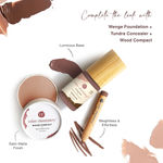 Buy Juicy Chemistry Liquid Foundation, Luminous Natural Finish, Buildable Coverage, Enriched with Rosehip & Green Tea - Certified Organic (30 ml) Wenge DC05 - Purplle
