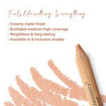 Buy Juicy Chemistry Cream Concealer, Matte Finish, Lightweight, Buildable Coverage - Certified Organic (2.98 gm) Bamboo CO03 - Purplle
