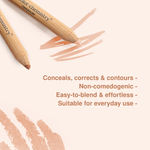 Buy Juicy Chemistry Cream Concealer, Matte Finish, Lightweight, Buildable Coverage - Certified Organic (2.98 gm) Bamboo CO03 - Purplle