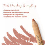 Buy Juicy Chemistry Cream Concealer, Matte Finish, Lightweight, Buildable Coverage - Certified Organic (2.98 gm) Teak CO08 - Purplle