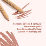 Buy Juicy Chemistry Cream Concealer, Matte Finish, Lightweight, Buildable Coverage - Certified Organic (2.98 gm) Teak CO08 - Purplle