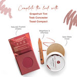 Buy Juicy Chemistry Cream Concealer, Matte Finish, Lightweight, Buildable Coverage - Certified Organic (2.98 gm) Teak CO08 - Purplle