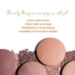 Buy Color Chemistry Baked Compact, Satin Matte Finish, Enriched with Rosehip & Green Tea - Certified Organic (9 g) Tea BC07 - Purplle