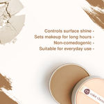 Buy Juicy Chemistry Baked Compact, Satin Matte Finish, Enriched with Rosehip & Green Tea - Certified Organic (9 gm) Toast BC08 - Purplle