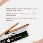 Buy Juicy Chemistry Organic Kajal, Intense Matte Finish, One-stroke application - Certified Organic (1.14 gm) Dune KJ03 - Purplle