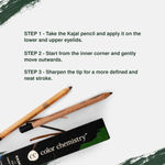 Buy Juicy Chemistry Organic Kajal, Intense Matte Finish, One-stroke application - Certified Organic (1.14 gm) Moss KJ05 - Purplle