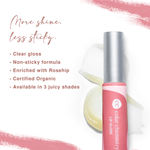 Buy Color Chemistry Lip Gloss, Fuller & Plumper Lips, Non-sticky formula, Enriched with Rosehip & Green Tea - Certified Organic (10 ml) Dew LG01 - Purplle