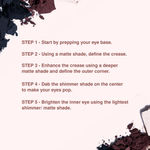 Buy Juicy Chemistry Eyeshadow Quad, 4 Intense Pigments, Super Blendable, Enriched with Rosehip & Green Tea - Certified Organic (8 gm) Groundwork EQ01 - Purplle