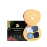 Buy Juicy Chemistry Eyeshadow Quad, 4 Intense Pigments, Super Blendable, Enriched with Rosehip & Green Tea - Certified Organic (8 gm) Celestial EQ03 - Purplle